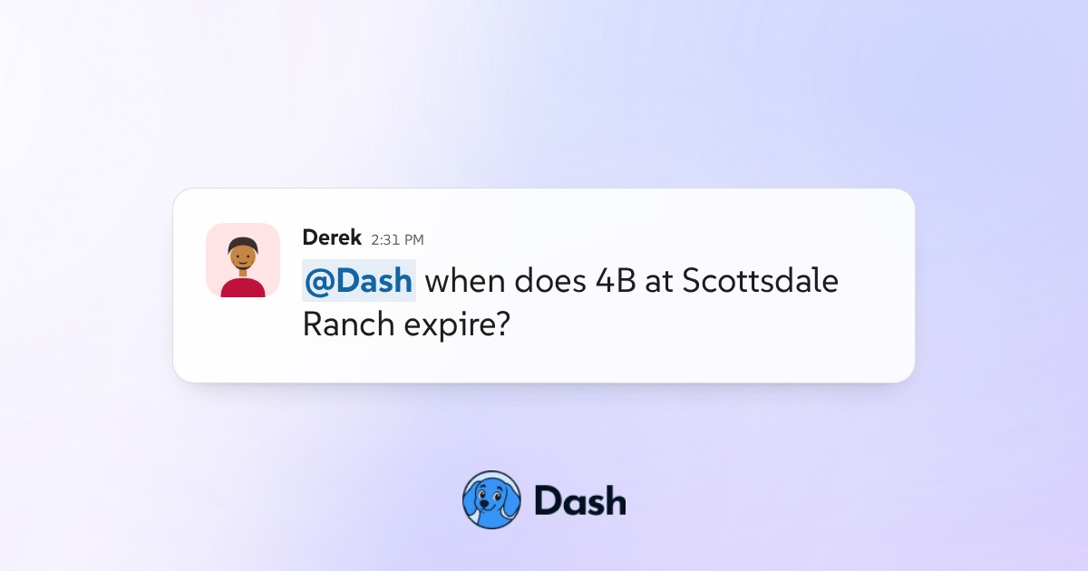 Conversation preview for Check when a lease expires and renews