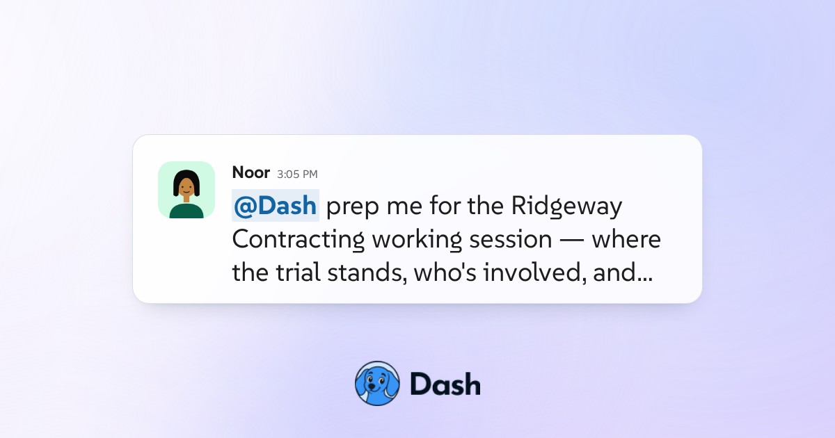 Conversation preview for Prep a customer call with an attendee brief