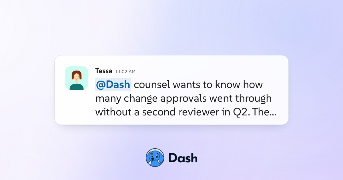Conversation preview for Answer legal's question without system access
